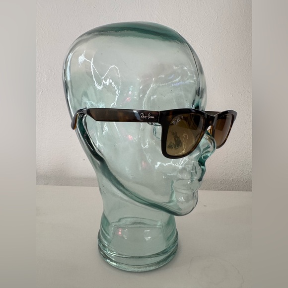 Classic Ray-Ban Wayfarer Sunglasses RB 4640 Polarized Tortoise With Case - Picture 8 of 16